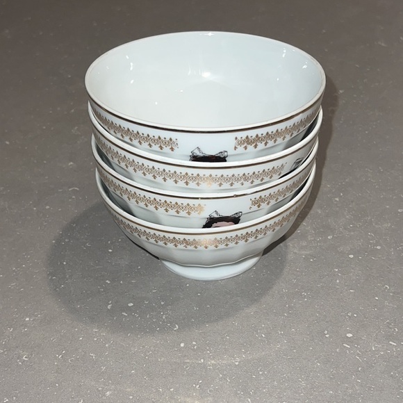 porcelaine de France FD Chauvignon set of 4 bowls - Picture 8 of 10